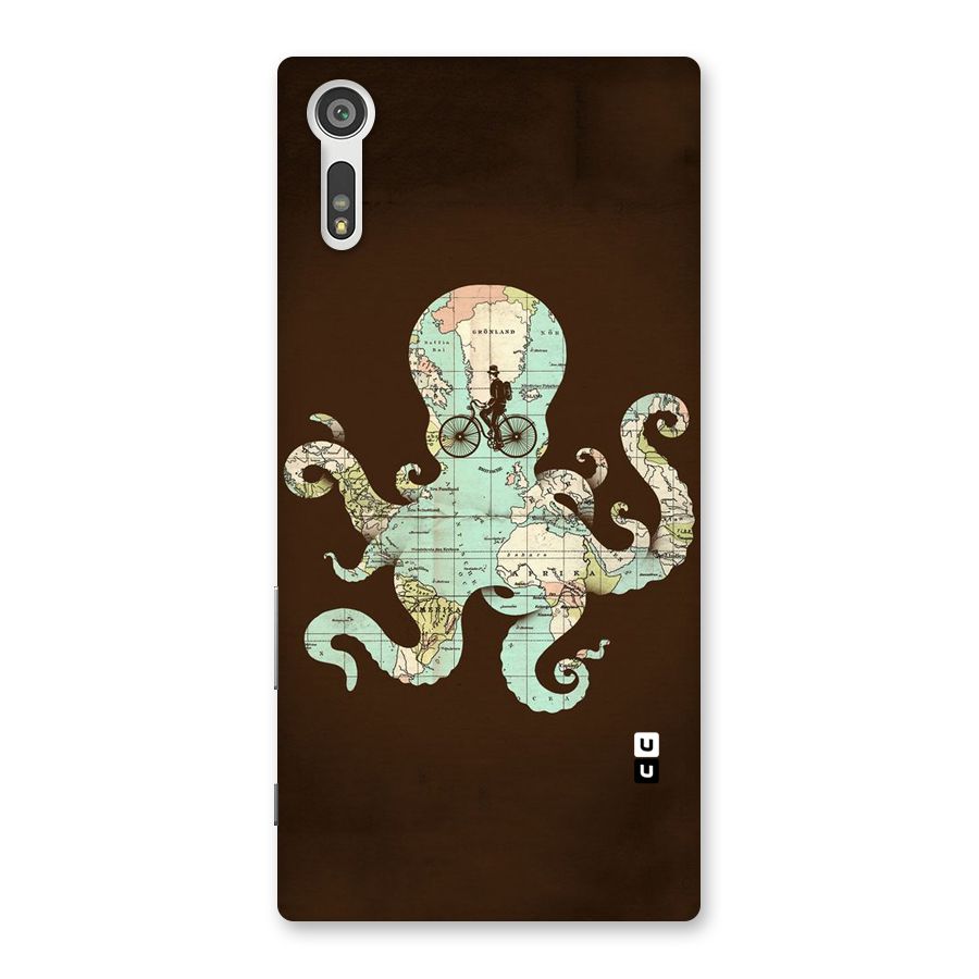 Travel Octopus Back Case for Xperia XZ