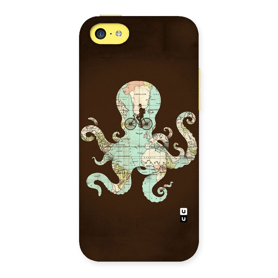Travel Octopus Back Case for iPhone 5C