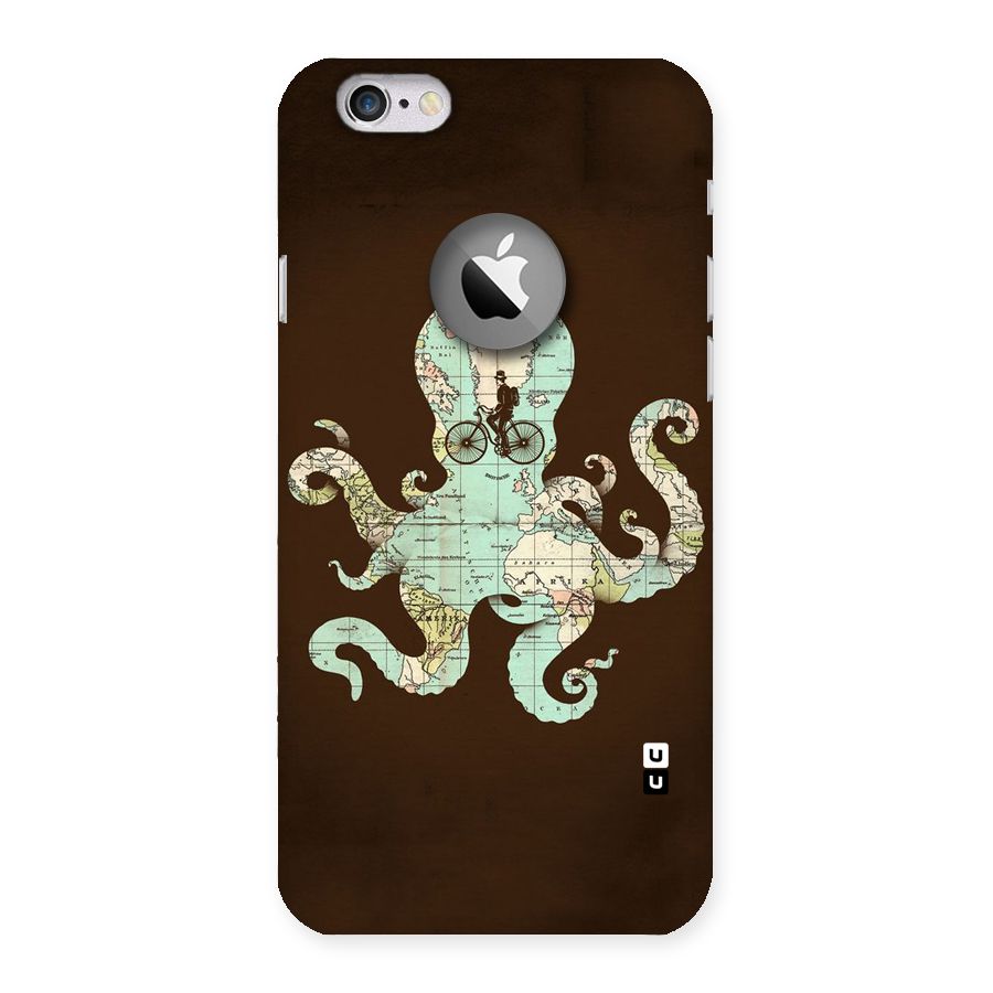 Travel Octopus Back Case for iPhone 6 Logo Cut
