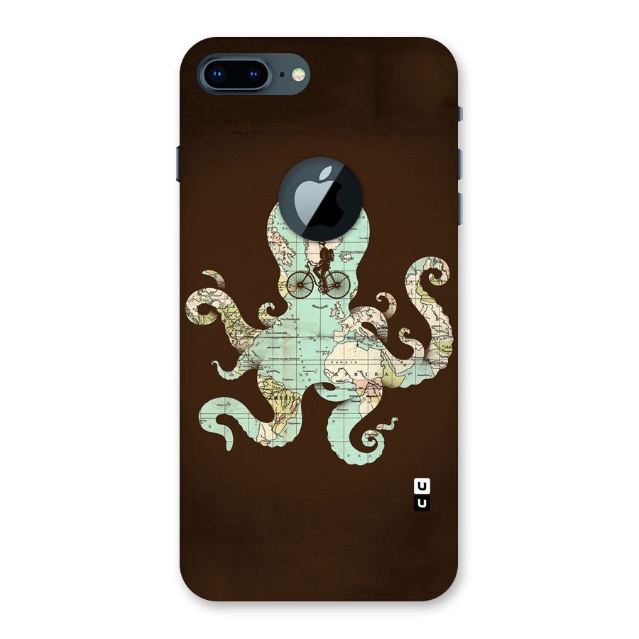 Travel Octopus Back Case for iPhone 7 Plus Logo Cut