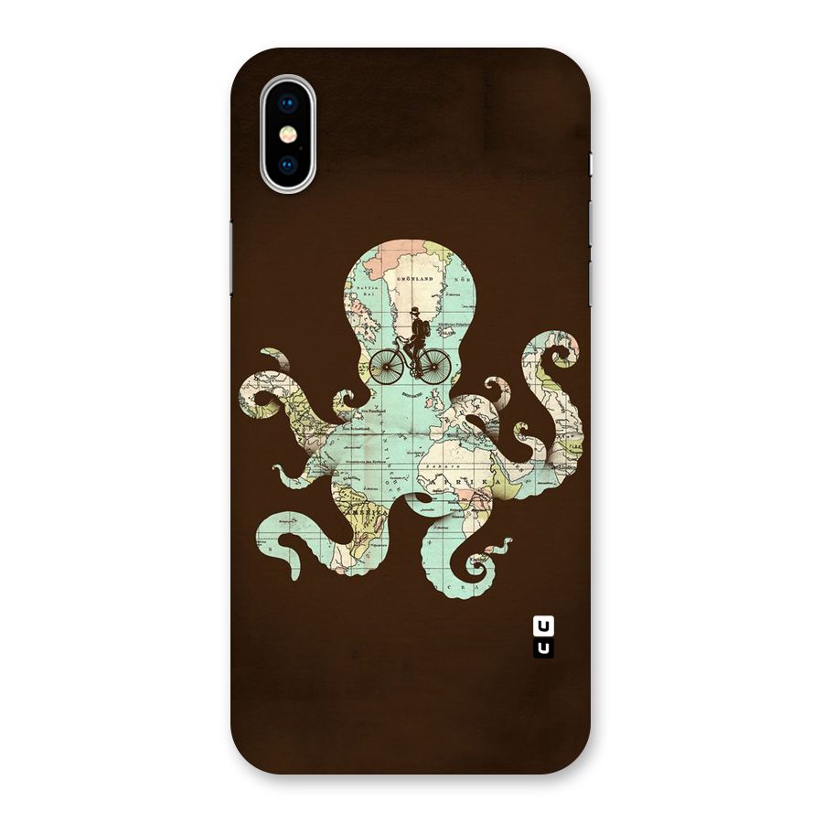 Travel Octopus Back Case for iPhone X