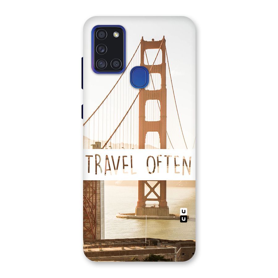 Travel Often Back Case for Galaxy A21s
