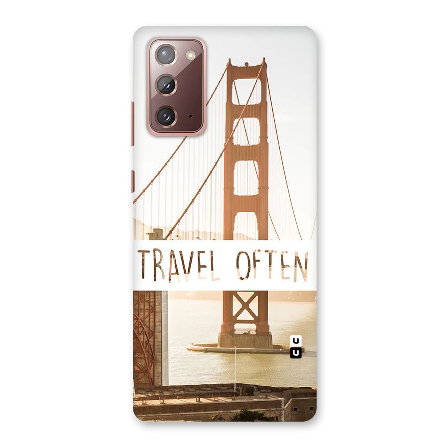 Travel Often Back Case for Galaxy Note 20