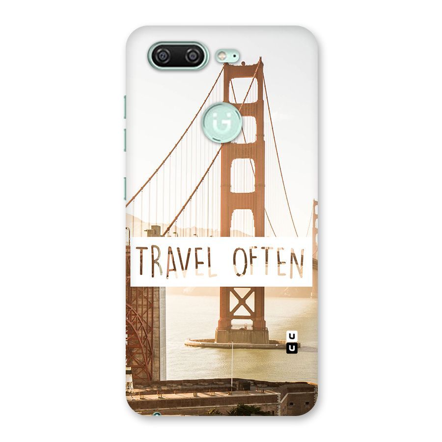 Travel Often Back Case for Gionee S10