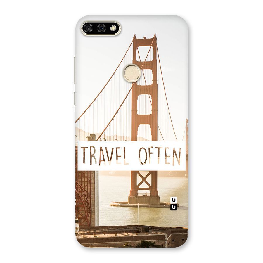 Travel Often Back Case for Honor 7A