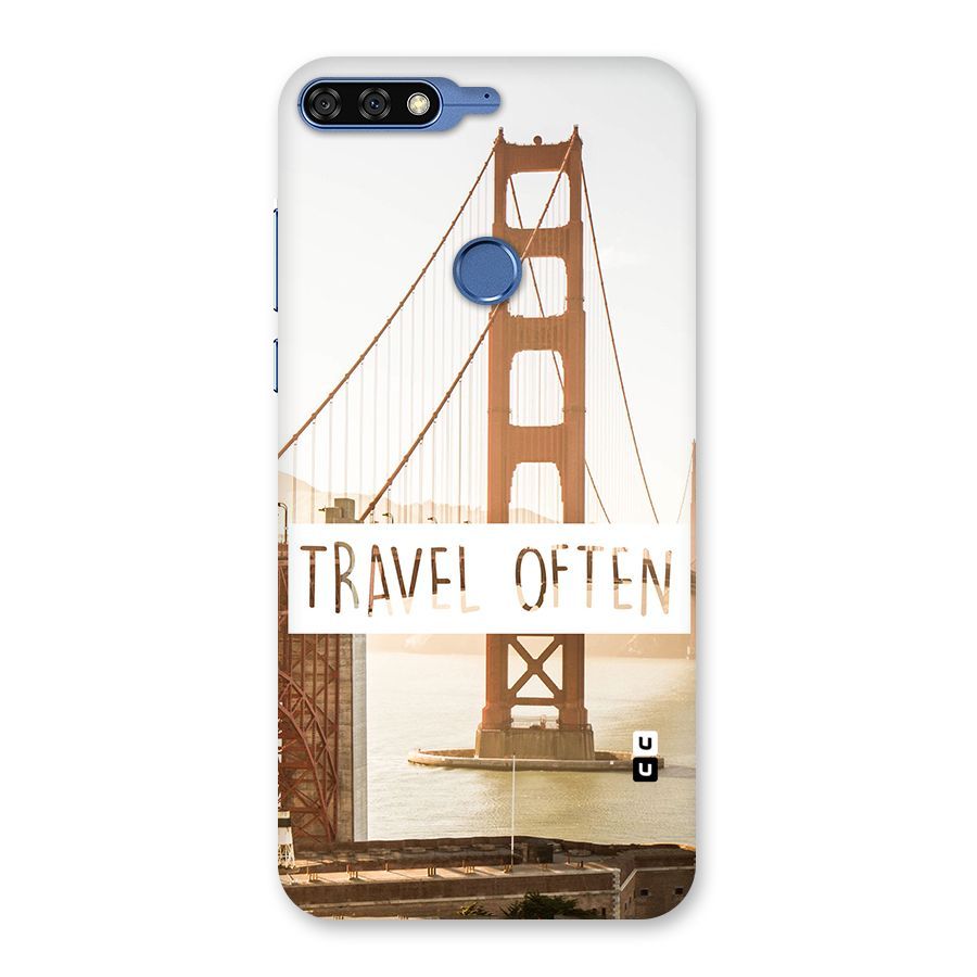 Travel Often Back Case for Honor 7C
