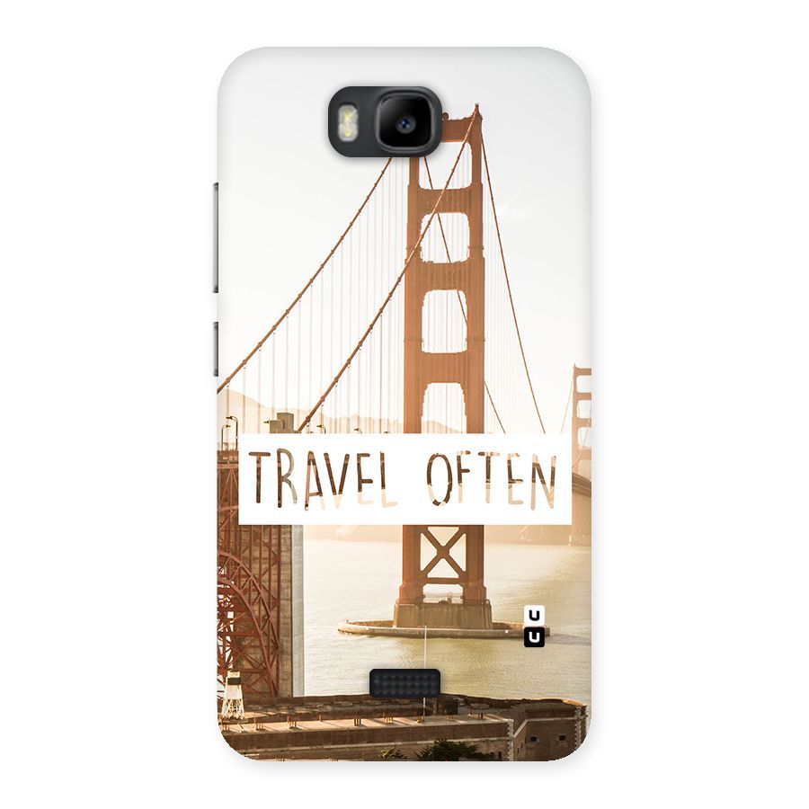 Travel Often Back Case for Honor Bee