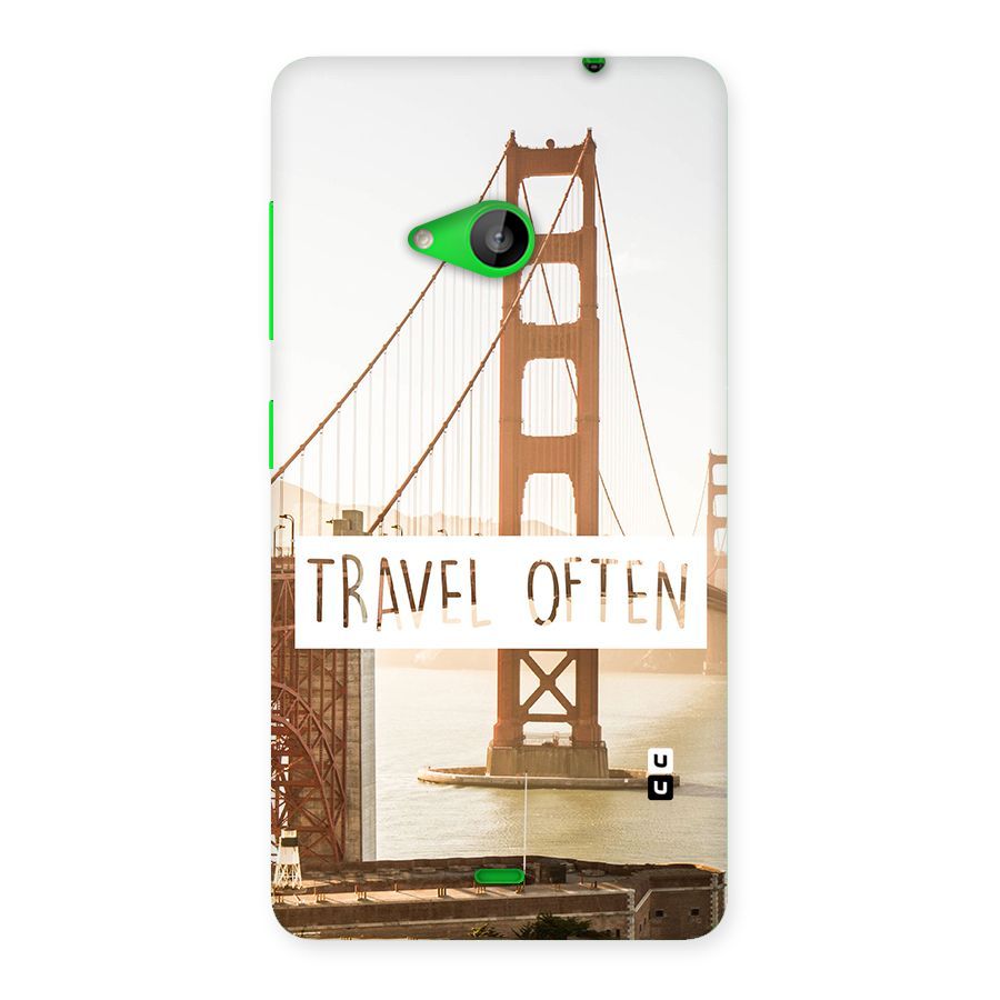Travel Often Back Case for Lumia 535