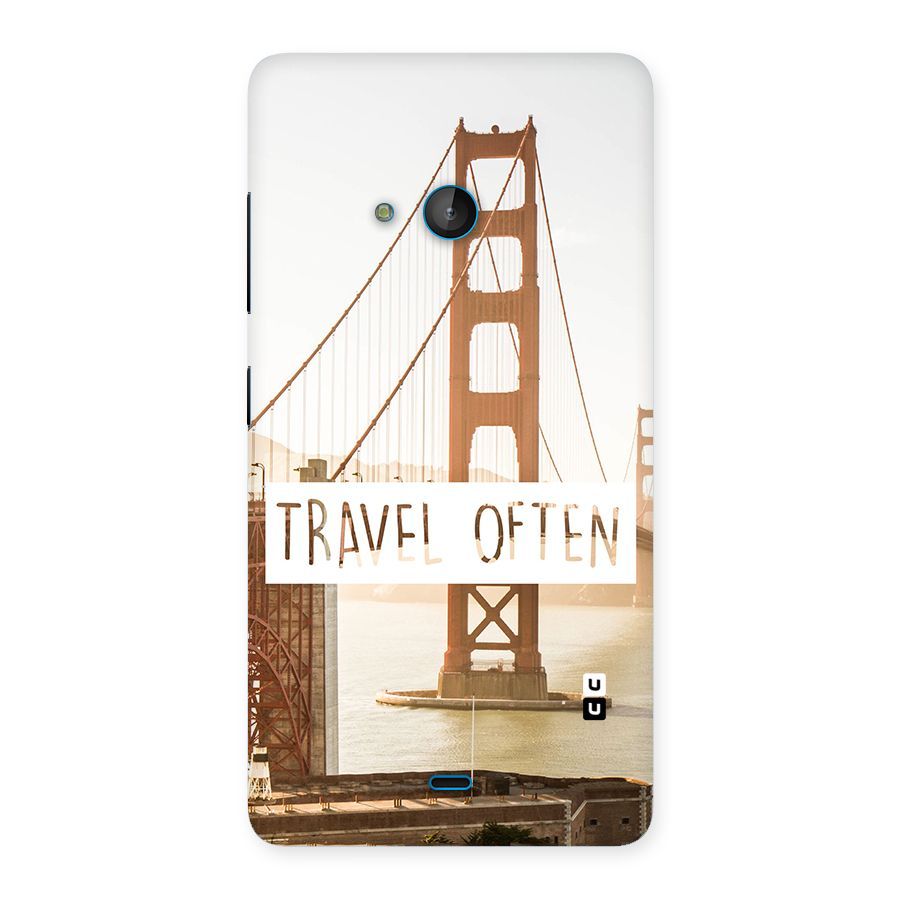 Travel Often Back Case for Lumia 540