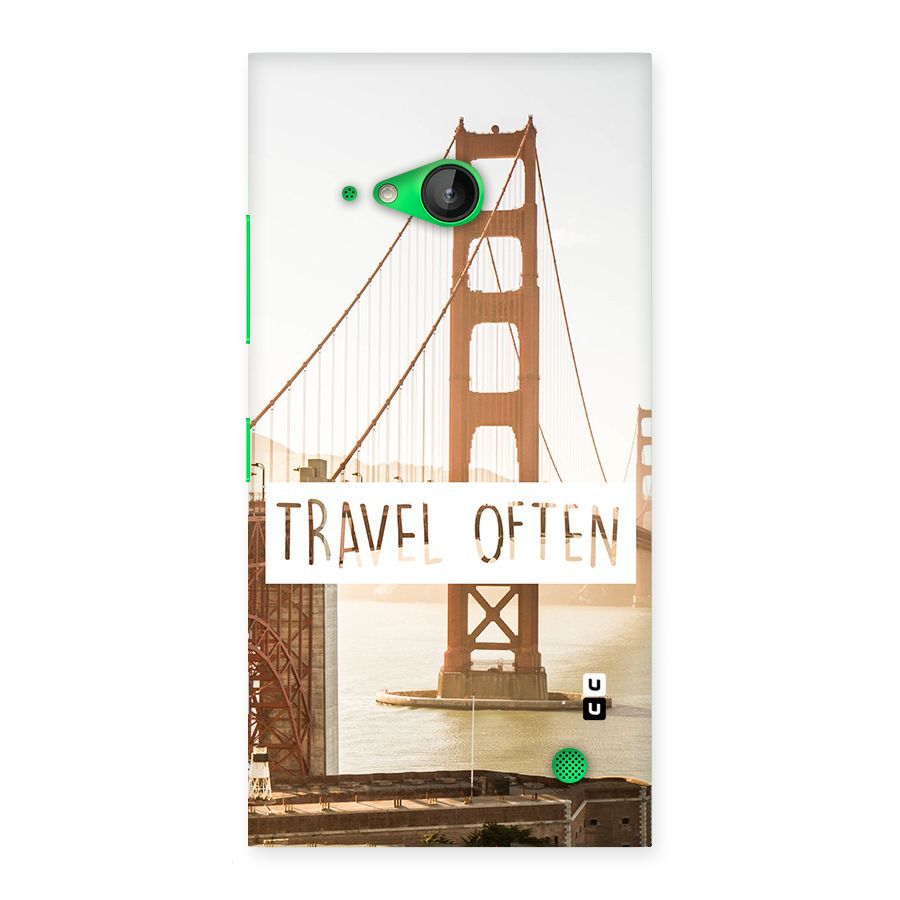Travel Often Back Case for Lumia 730