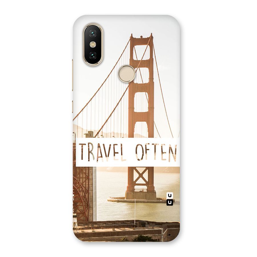 Travel Often Back Case for Mi A2
