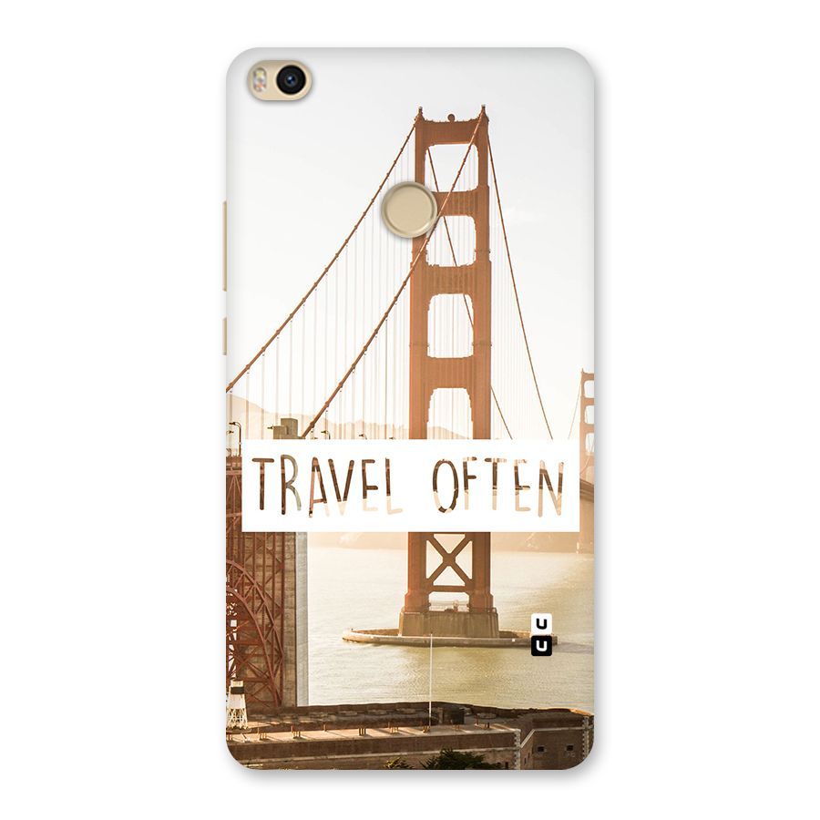 Travel Often Back Case for Mi Max 2