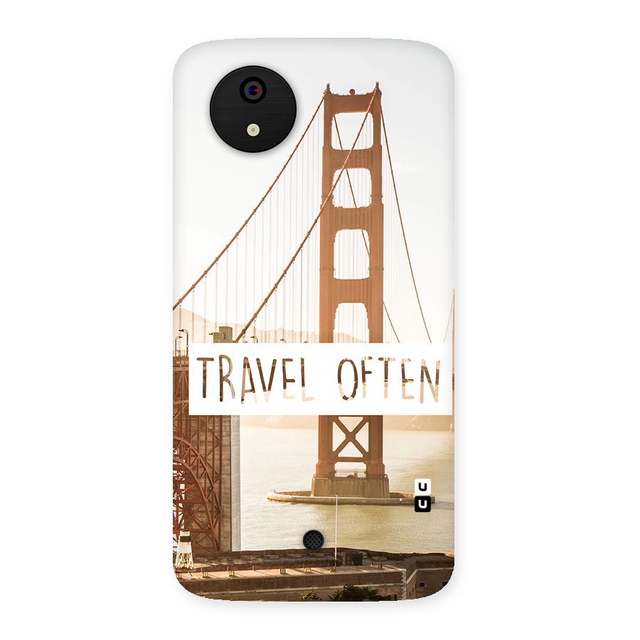 Travel Often Back Case for Micromax Canvas A1
