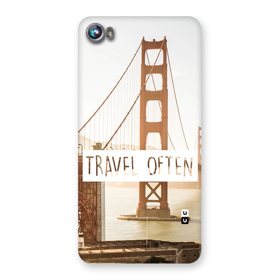 Travel Often Back Case for Micromax Canvas Fire 4 A107