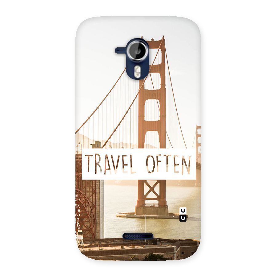 Travel Often Back Case for Micromax Canvas Magnus A117