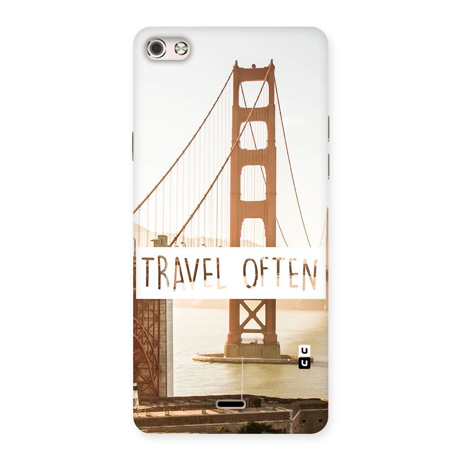 Travel Often Back Case for Micromax Canvas Silver 5