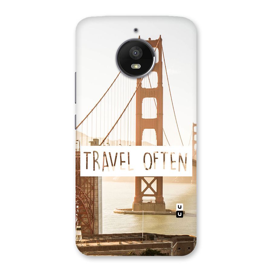 Travel Often Back Case for Moto E4 Plus