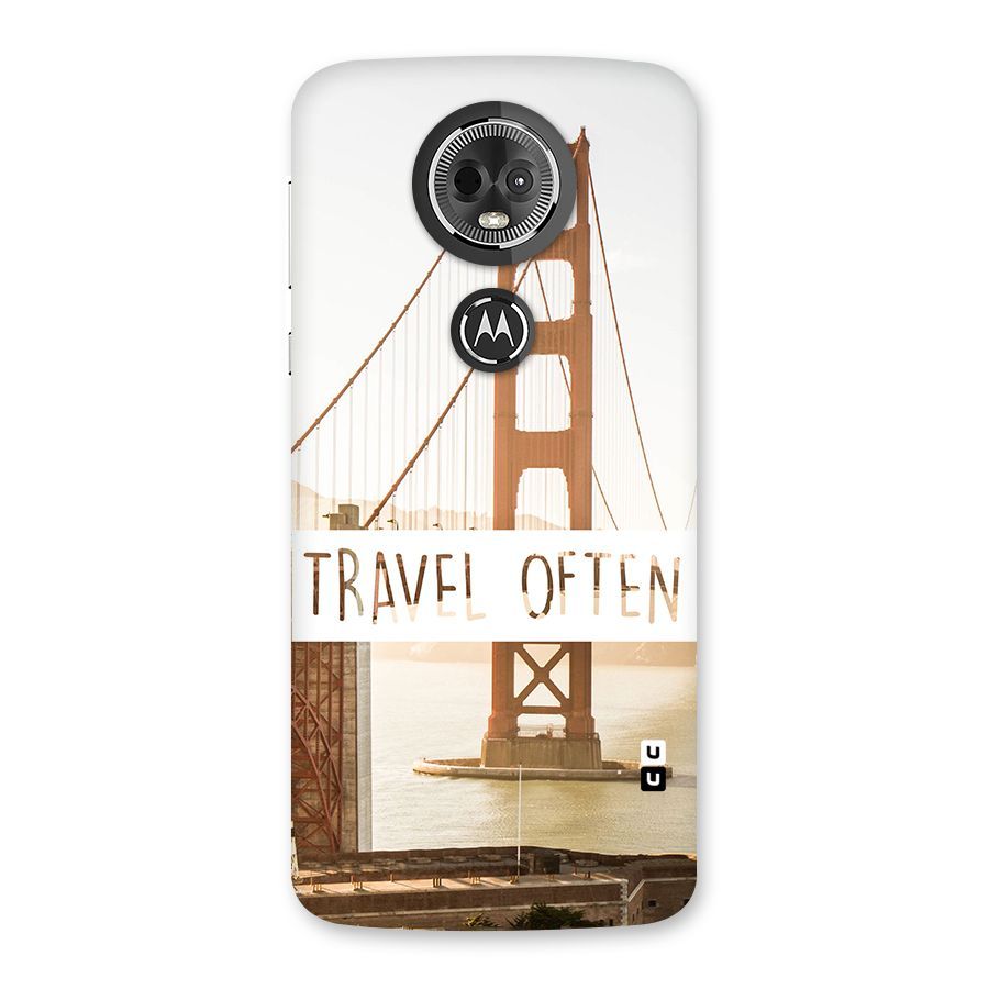 Travel Often Back Case for Moto E5 Plus
