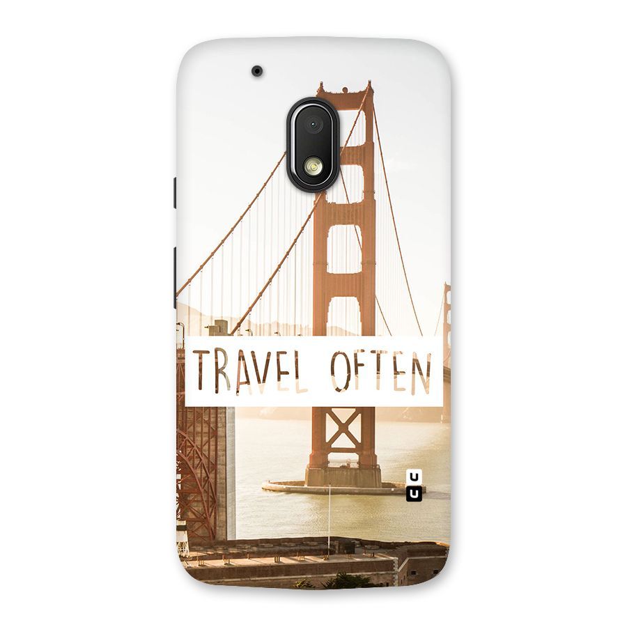 Travel Often Back Case for Moto G4 Play