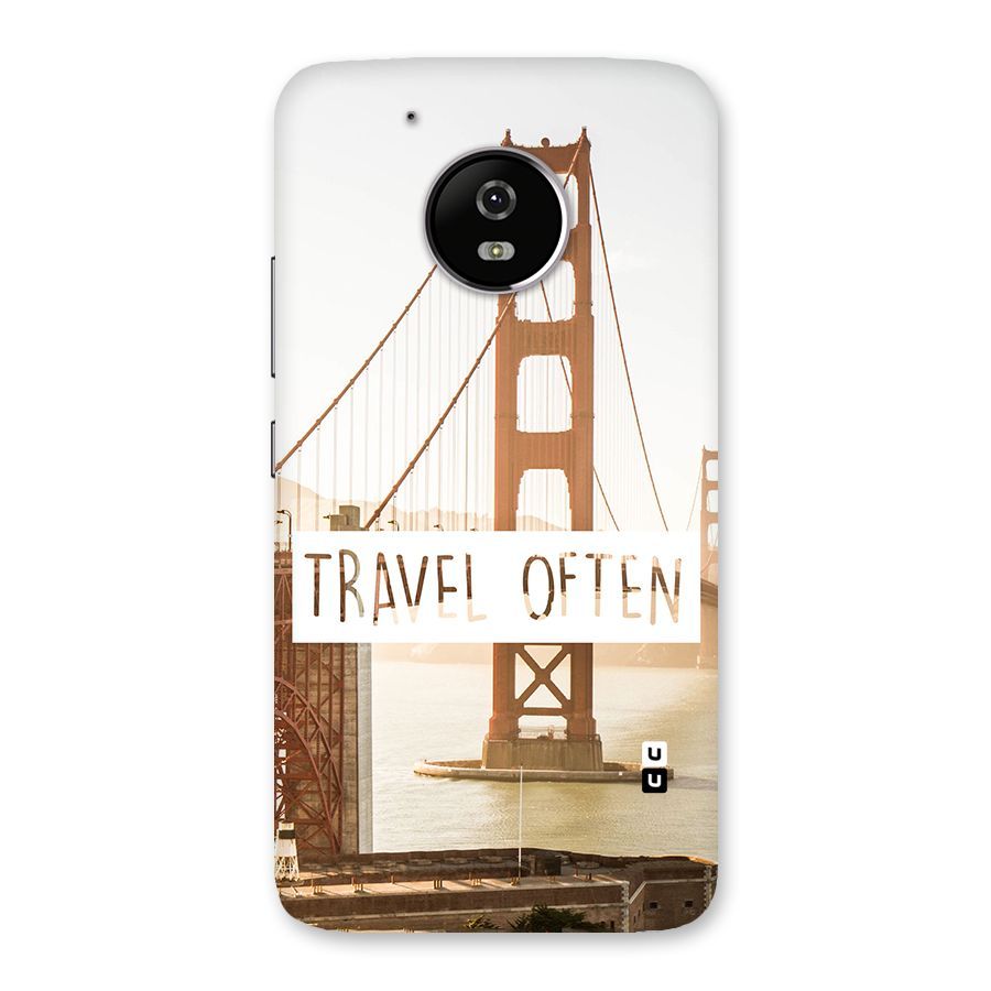 Travel Often Back Case for Moto G5
