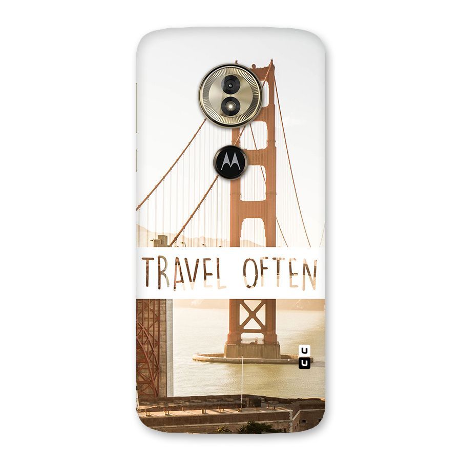 Travel Often Back Case for Moto G6 Play