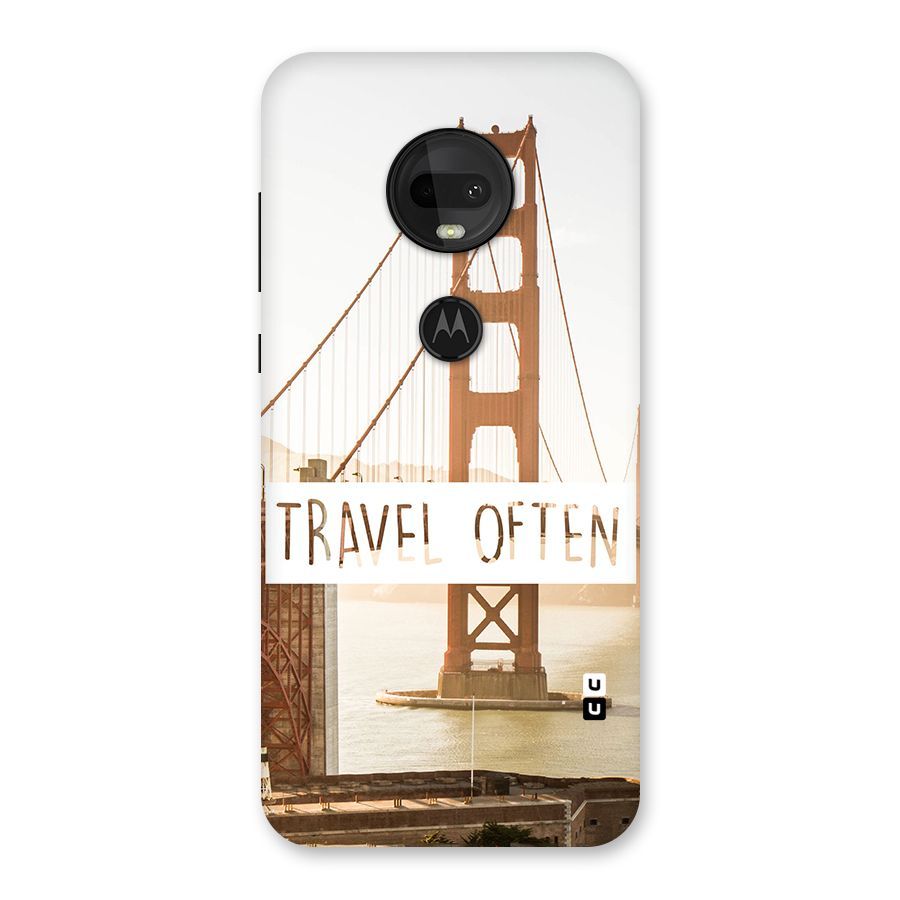 Travel Often Back Case for Moto G7