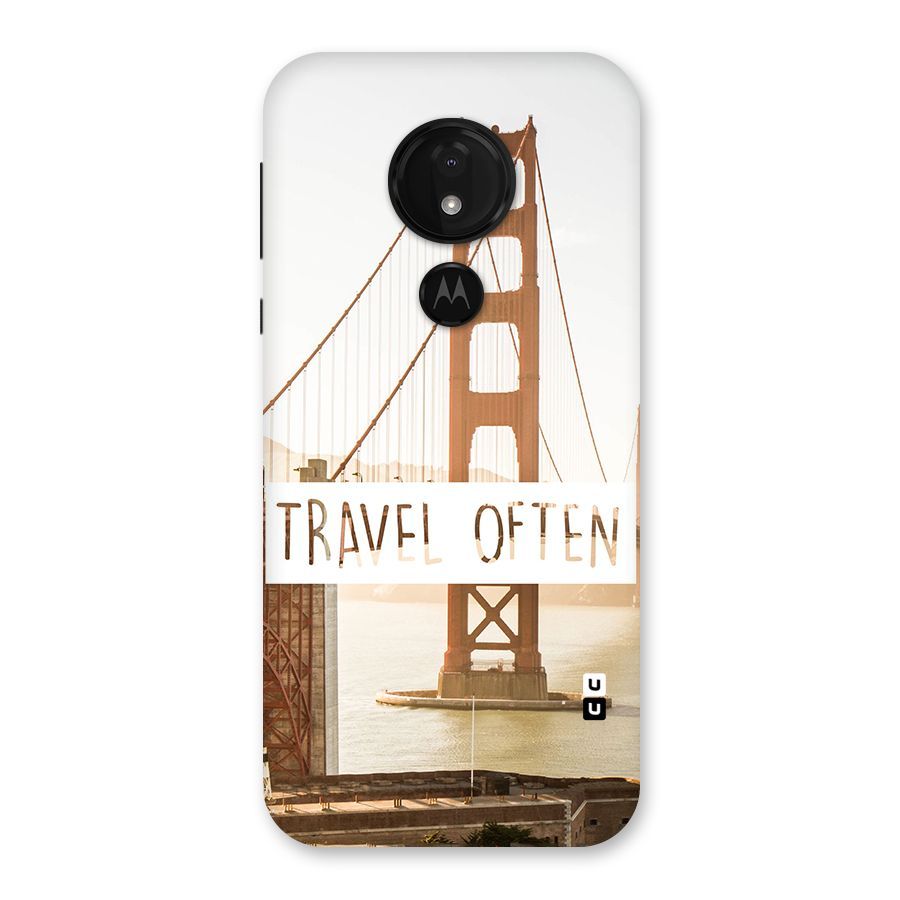 Travel Often Back Case for Moto G7 Power
