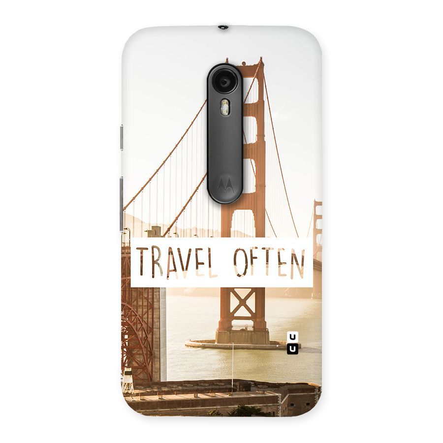 Travel Often Back Case for Moto G Turbo