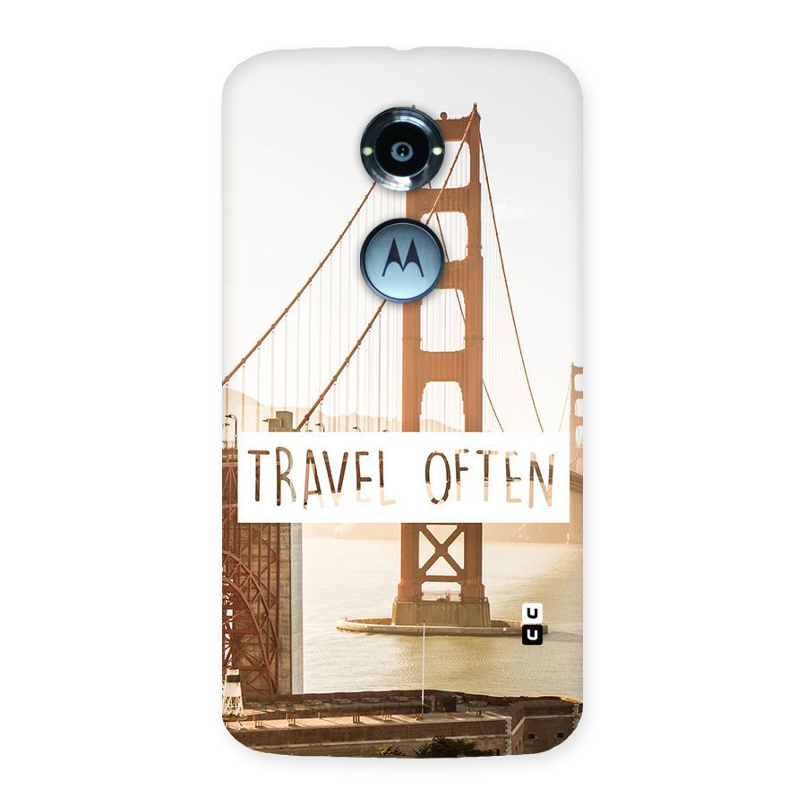 Travel Often Back Case for Moto X 2nd Gen