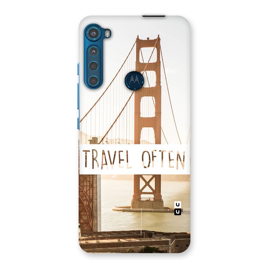 Travel Often Back Case for Motorola One Fusion Plus