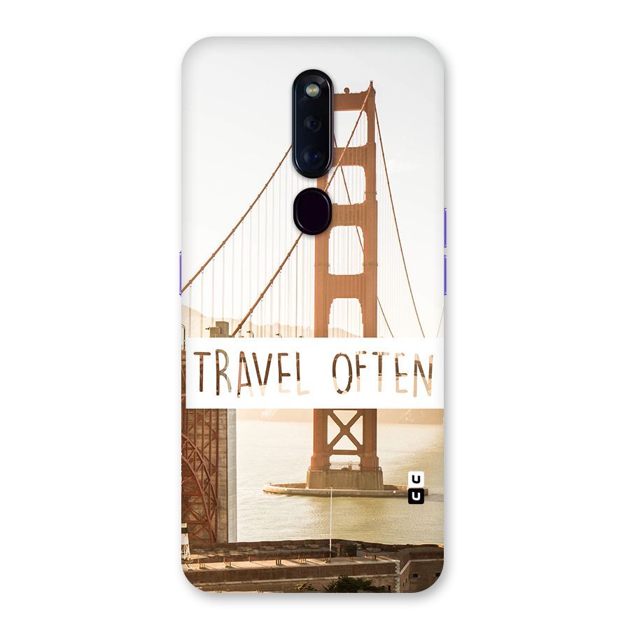 Travel Often Back Case for Oppo F11 Pro