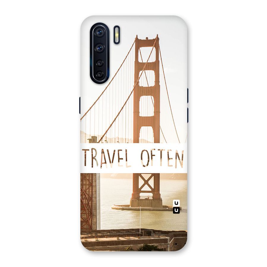 Travel Often Back Case for Oppo F15
