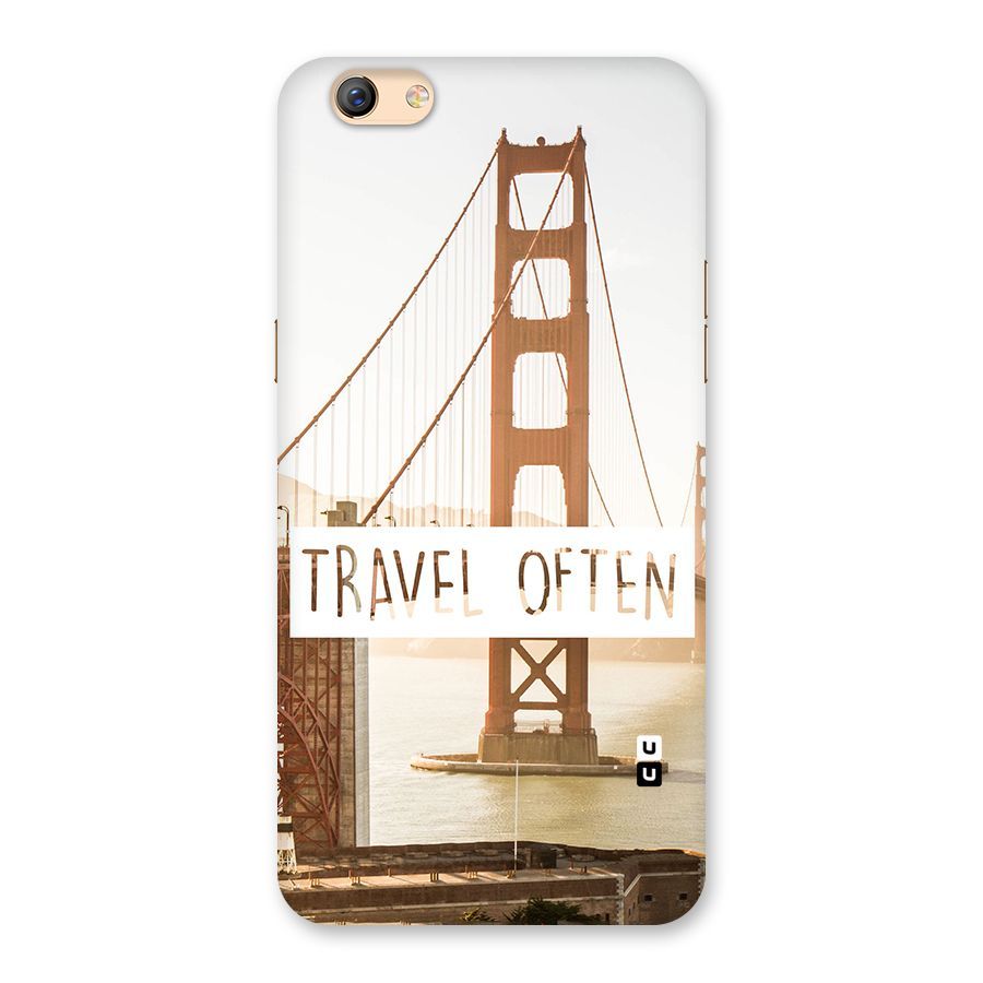 Travel Often Back Case for Oppo F3 Plus