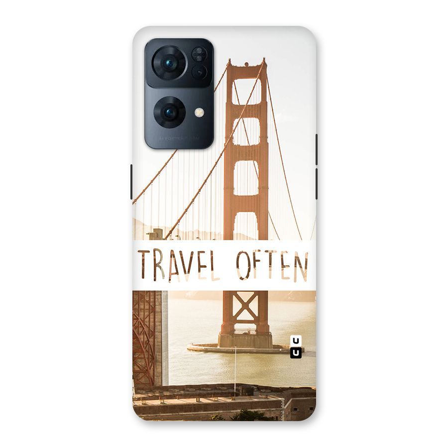 Travel Often Back Case for Oppo Reno7 Pro 5G