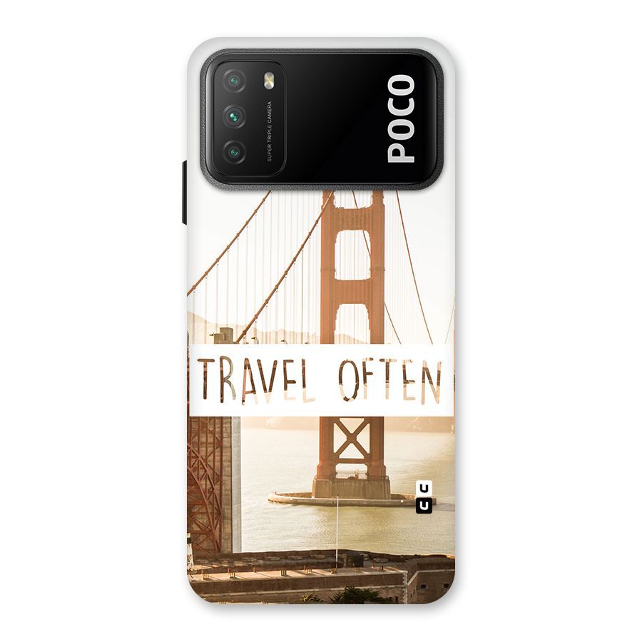 Travel Often Back Case for Poco M3