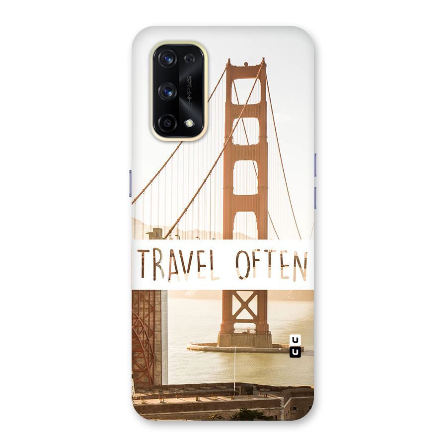 Travel Often Glass Back Case for Realme X7 Pro