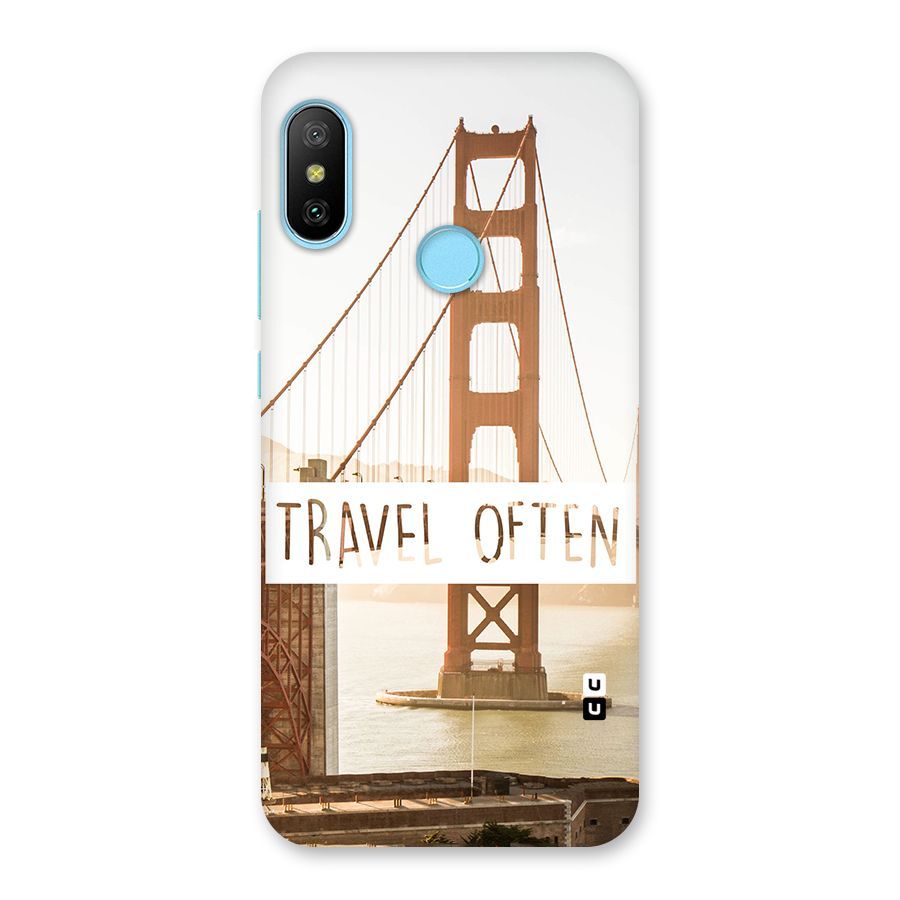 Travel Often Back Case for Redmi 6 Pro