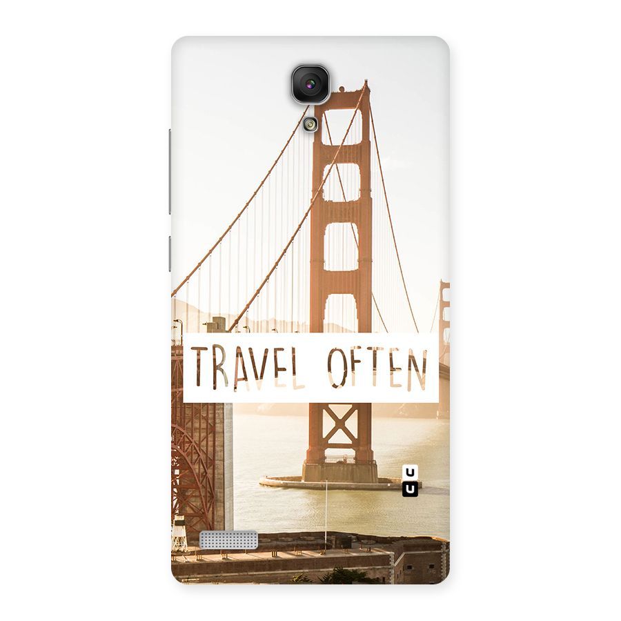 Travel Often Back Case for Redmi Note