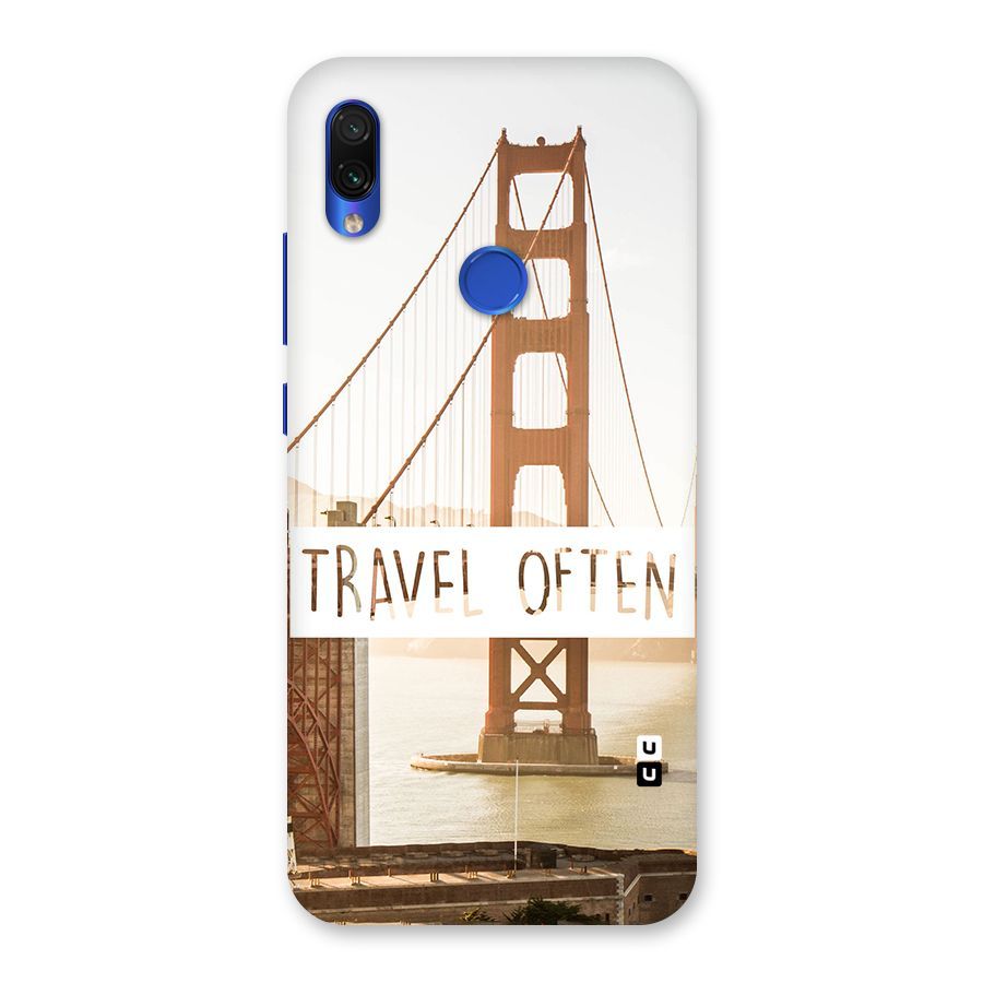 Travel Often Back Case for Redmi Note 7S