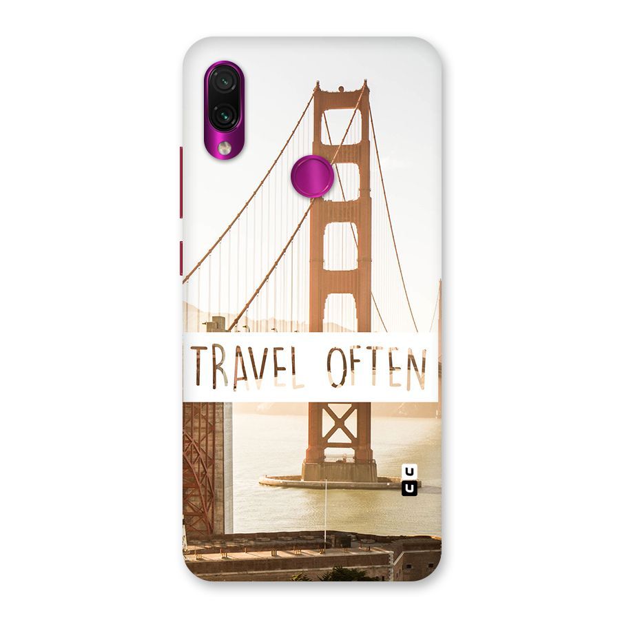 Travel Often Back Case for Redmi Note 7 Pro