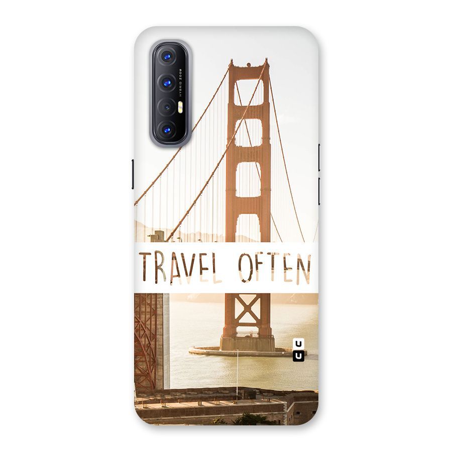 Travel Often Back Case for Reno3 Pro
