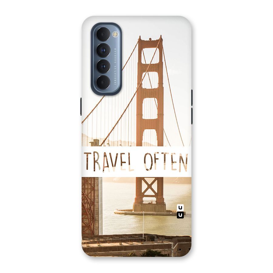 Travel Often Back Case for Reno4 Pro