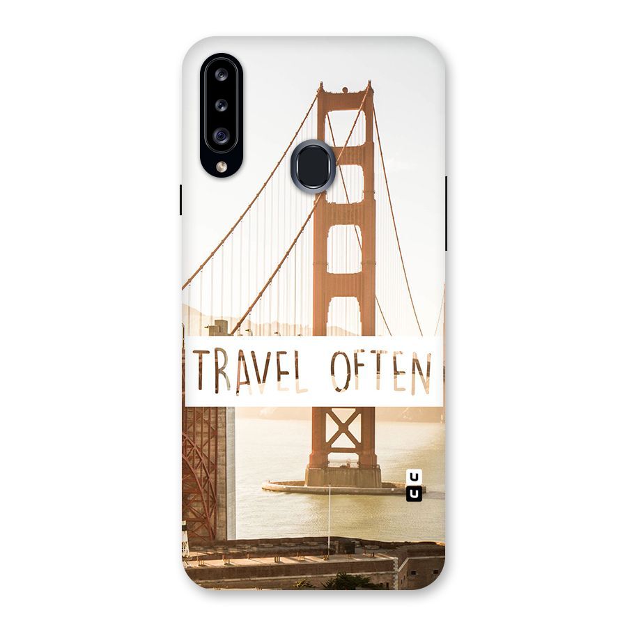 Travel Often Back Case for Samsung Galaxy A20s