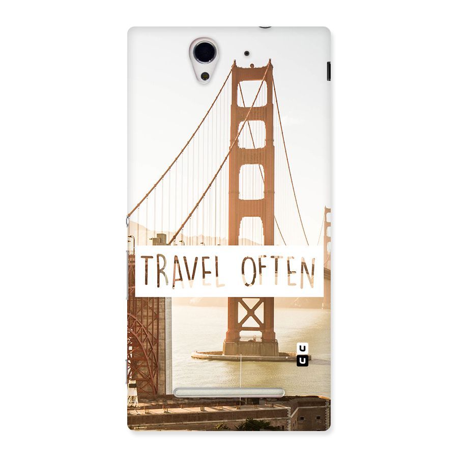 Travel Often Back Case for Sony Xperia C3