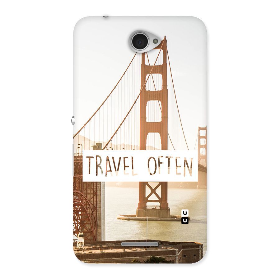 Travel Often Back Case for Sony Xperia E4