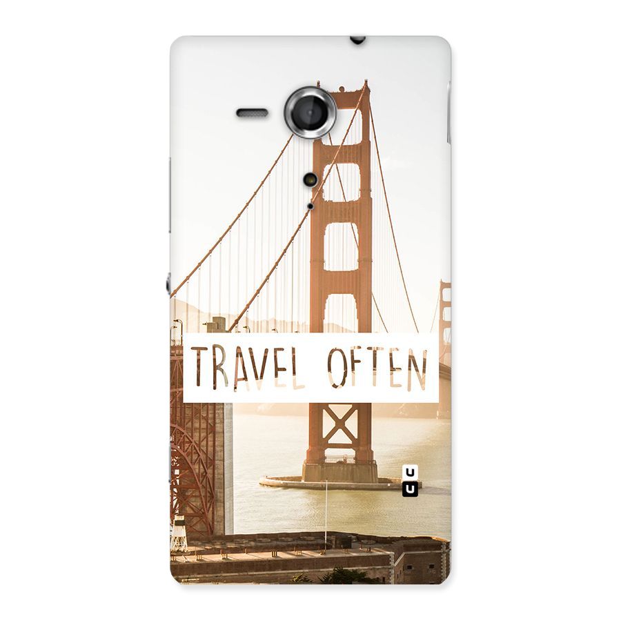 Travel Often Back Case for Sony Xperia SP