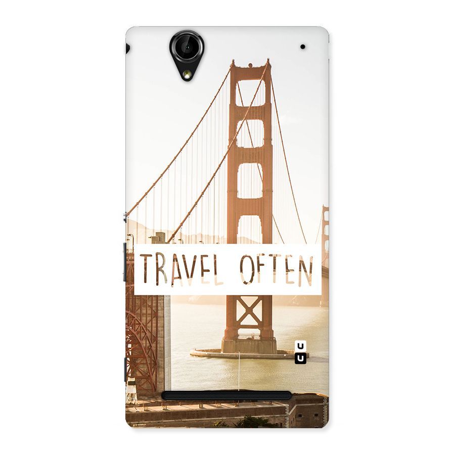 Travel Often Back Case for Sony Xperia T2