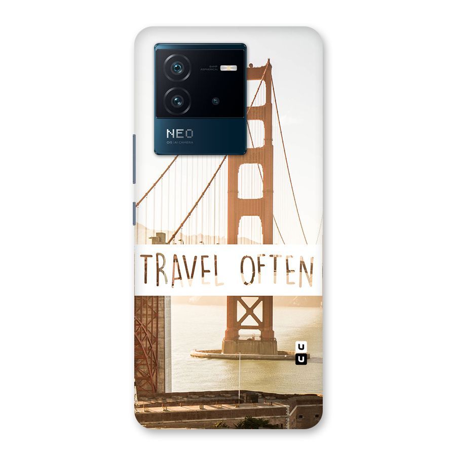 Travel Often Back Case for Vivo iQOO Neo 6 5G