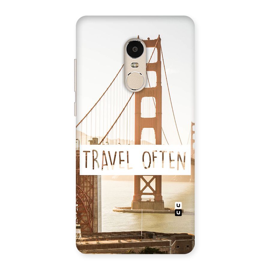 Travel Often Back Case for Xiaomi Redmi Note 4
