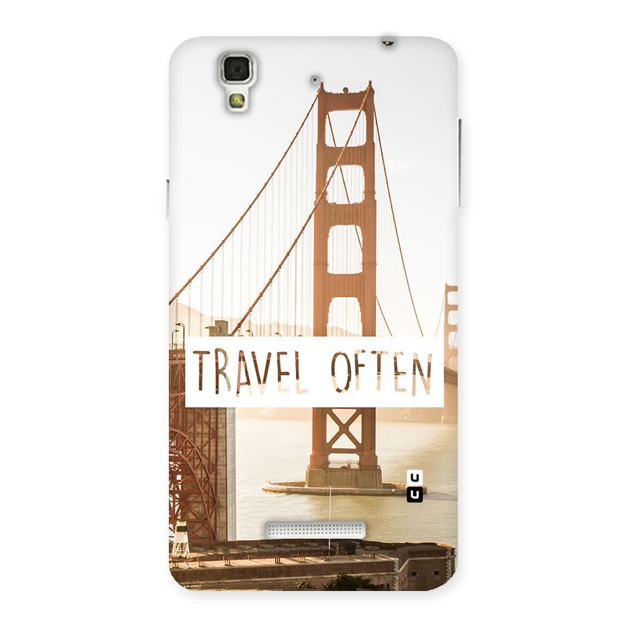 Travel Often Back Case for YU Yureka Plus